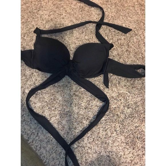 Victoria's Secret PINK Swim Knot Front Bandeau Top 34B - Picture 1 of 8